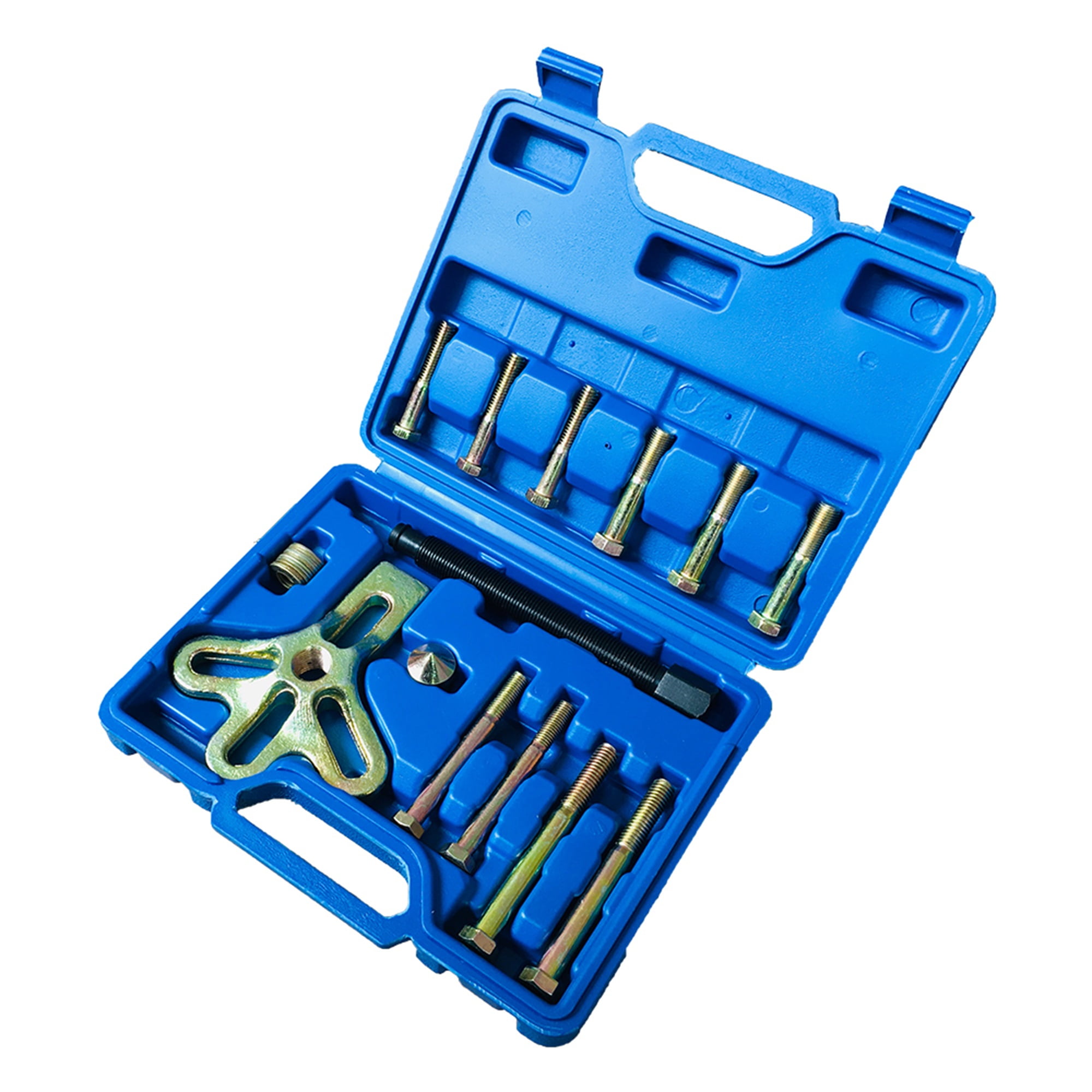 13 PCS Harmonic Balancer Steering Wheel Puller Kit Steel Automotive Tool Set