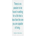 thumbnail image 2 of Greene, Taylor 9x18 White Modern Wood Framed Museum Art Print Titled - THERE IS NO PASSION BLUE, 2 of 4