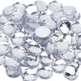thumbnail image 1 of 60 pegatinas autoadhesivas de acrílico con diamantes de imitación para manualidades, facetadas, semicirculares y transparentes, 1 of 6