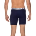 thumbnail image 4 of Calzoncillos tipo bóxer Tommy Hilfiger para hombre, paquete de 4, color rojo, azul marino y blanco, 4 of 6