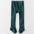 thumbnail image 2 of Baby Girls Tights Leggings Kids Tights Newborn Warm Tights For Girls 0-9 Months,Green XZNPDUCQ, 2 of 4