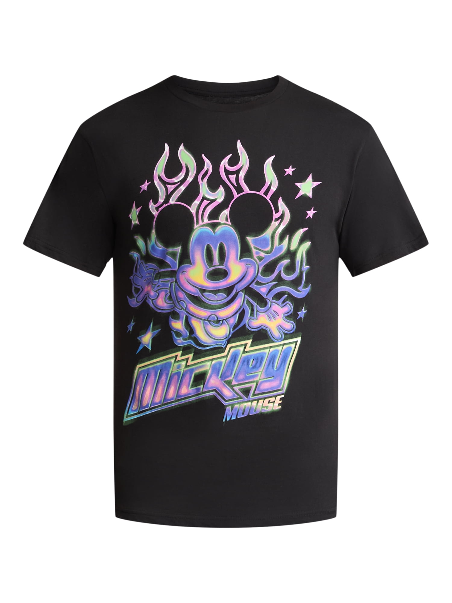 Mickey Mouse Men's and Big Men's Cotton Graphic Tee, Sizes S-3XL