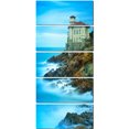 thumbnail image 2 of Boccale Château sur Falaise Roche et Mer - Impression sur Toile Photo de Plage, 2 of 3