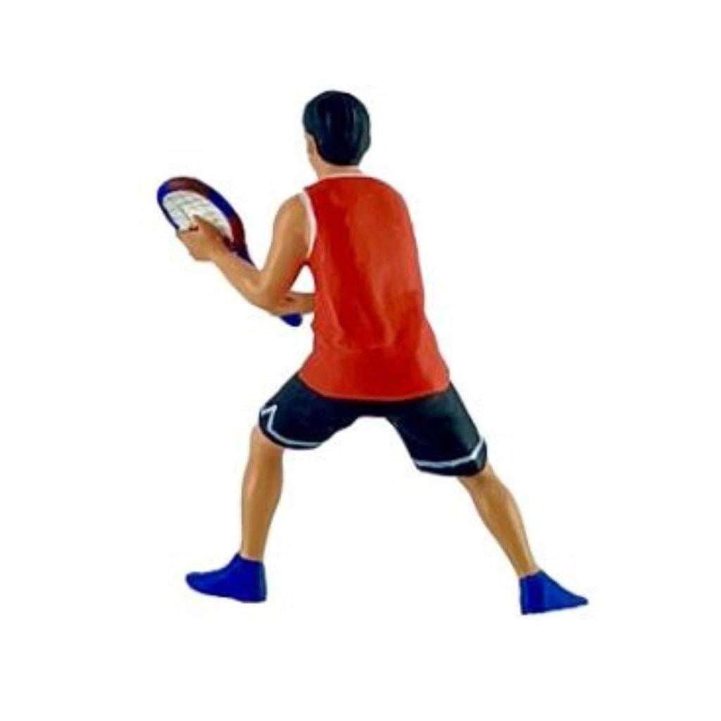 Giaone Realistic Tennis Player Figure Model 1:64 Scale Hand Painted Miniature Figures for Dioramas Props,Photography Collector