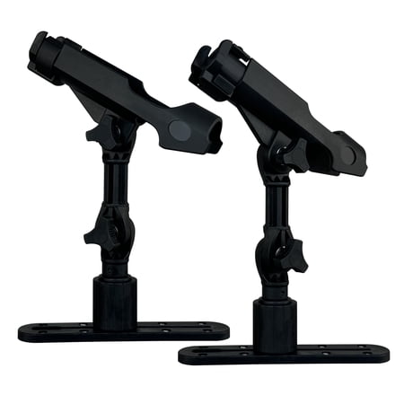 2Pack Extender Rod Holder with Rail Boat Fishing Accessory