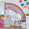 thumbnail image 2 of Large Boho Rainbow Wall Decals - Watercolor Half Rainbow Wall Stickers DIY Peel and Stick Self Adhesive Vibrant Pastel Giant Wallpaper Wall Decor for Kids Girls Bedroom Nursery Playroom Decoration, 2 of 9