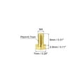 thumbnail image 2 of Unique Bargains Brass Hex Bolts, M4x8mm 5 Pack Fully Thread Grade 4.8 Machine Screws, 2 of 4