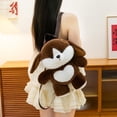 thumbnail image 4 of Cute Dog Plush Backpack 3D Dog Plush Bag Animal Plush Toy Soft Stuffed Shoulder Bag Kawaii Carrier Backpack Soft Animal Shoulder Bags Funny Gifts, 4 of 7
