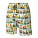 thumbnail image 4 of Fotbe Train With Animals Trajes de Baño Estampados para Hombre, Shorts de Verano de Secado Rápido, Ropa de Playa, Bañadores-Large, 4 of 6