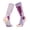 Purple, variant on Women Outdoor Ski Socks Merino Wool Cold Weather Thermal Knee High Socks for Winter Sports Snowboarding Hiking Trekking S Blue (10 inches / 25.4 cm)