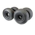 thumbnail image 2 of Antego Tire and Wheel 8" Matte Black Steel Golf Cart Wheels with 18X8.50-8" Turf 4 Ply Tires - (Set of 4), 2 of 5