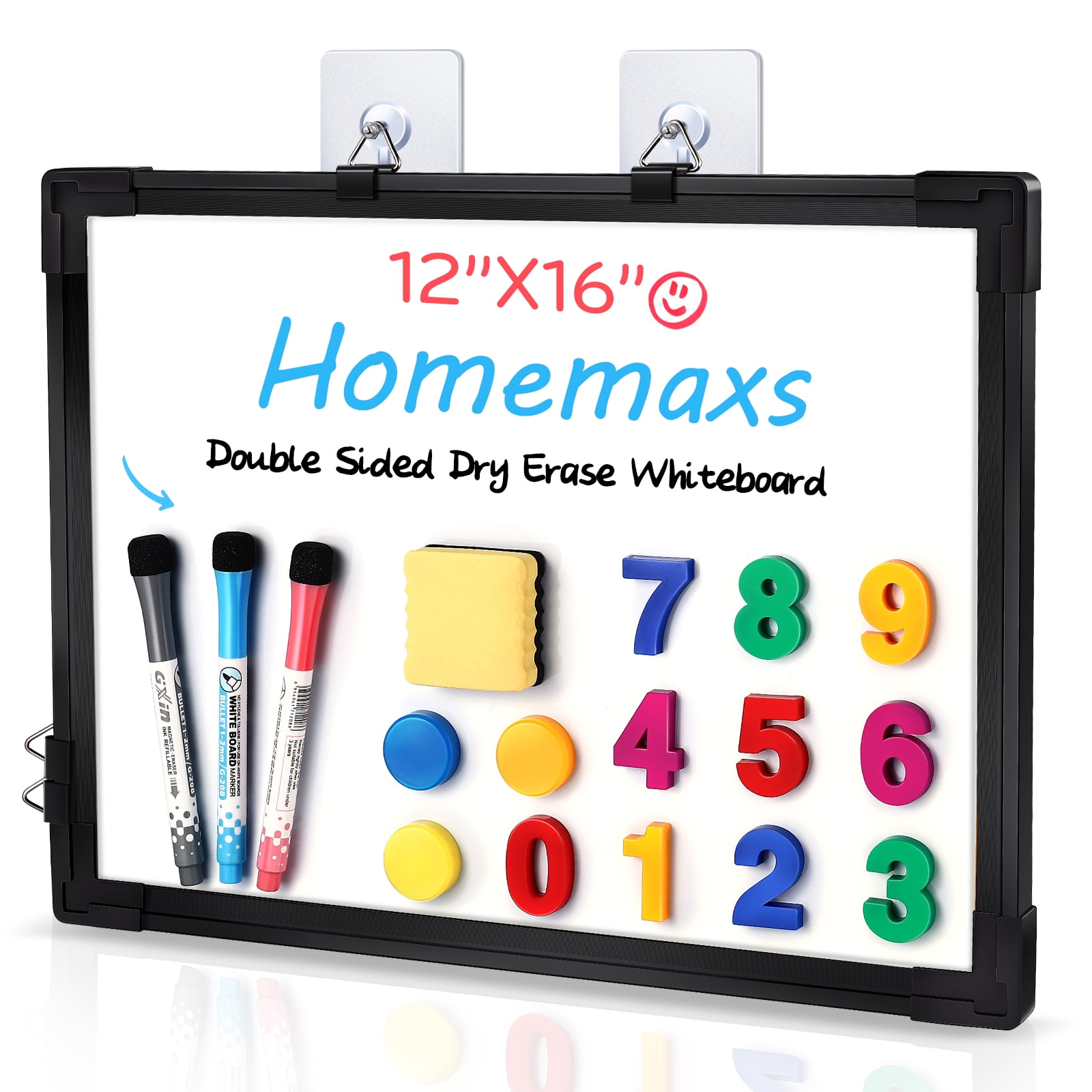 LARGE MAGNETIC WHITEBOARD DRY WIPE DRAWING BOARD&ERASER OFFICE SCHOL NOTICE MEMO 