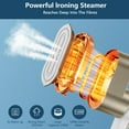 thumbnail image 4 of Travel Portable Steamer Iron for Clothes, 1200W Handheld Steam Iron with LCD Display, 9-Second Fast Heat-Up, 180° Swivel Handle, Intelligent Steam Level Adjustment, 4 of 7