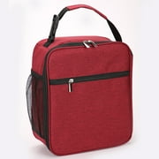 Lunch box Insulated Lunch Bag, Adult Lunchbox ,Compact and Fashionable LunchBags for Men Women kids Red