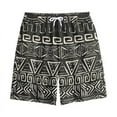 thumbnail image 1 of Boho Tribal Aztec Pattern Print Mens Shorts Summer High Elastic Oversized Board Shorts Mens Loose Outdoor Beach Swim Trunk, 1 of 5