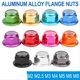 thumbnail image 3 of Tuercas de Seguridad de Nailon con de Aleación de Aluminio Anodizado de Colores, Autoblocantes para Tornillos, Tuerca de Seguridad Hexagonal Nylock M2., 3 of 5