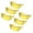 Yellow, variant on JORESTECH Safety Glasses, LS-203 (Clear, 3 Units)