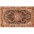 thumbnail image 1 of Ahgly Company Machine Washable Indoor Rectangle Traditional Sand Brown Area Rugs, 5' x 8', 1 of 7
