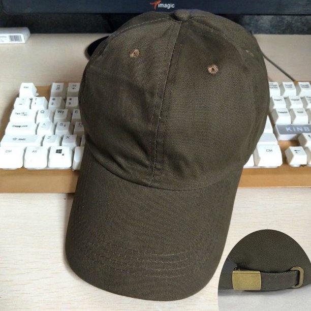 Gorra de béisbol con placa de luz en blanco, gorra informal suave sin forro, gorra de algodón simple europea y americana, estampada y bordada para hombres