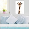 thumbnail image 2 of wall26 - Canvas Wall Art - A Giraffe - Giclee Print Gallery Wrap Modern Home Art Ready to Hang - 24" x 36", 2 of 4