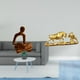 thumbnail image 2 of Estatua abstracta de un pensador humano. Escultura de arte moderno. Colección versátil. Adorno de animal Feng Shui para oficina, bar, boda o escritori, 2 of 8