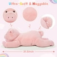 thumbnail image 5 of MorisMos 32'' Giant Piglet Stuffed Animal Pig Plush Toy, 5 of 8