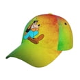 thumbnail image 1 of Unisex Goofy Cartoon Sitting Colorful Adjustable Sports Dad Hat Trucker Baseball Cap For Running Outdoor Travel, 1 of 5