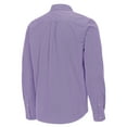 thumbnail image 3 of Men's Antigua Purple Kansas State Wildcats Porter Woven Tri-Blend Long Sleeve Button-Down Shirt, 3 of 3