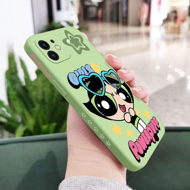 Funda de silicona líquida para teléfono móvil, carcasa bonita con dibujos animados para iPhone 14, 13, 12, 11 Pro Max, Mini, X, XR, XS MAX, SE20, 8, 7 Plus, 6, 6S Plus Fivean unisex