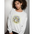 thumbnail image 2 of Playful Unicorn Sweatshirt Women -Image by Shutterstock, Female XX-Large, 2 of 4