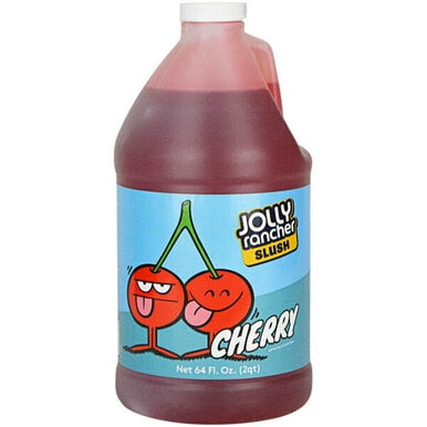Jolly Rancher Cherry Slushy Syrup 5:1 Bulk Food Service Concentrate-64 oz