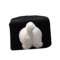 thumbnail image 4 of Caja de pañuelos de dibujos animados, muñeco de peluche, para tocador, apartamento, cocina negro, 4 of 6
