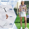 thumbnail image 5 of Uorisanigo Mandala Flower Women's Golf Shirt Size M Casual Breathable Hiking Running Workout Tops Relaxed Long Sleeve Quarter Zip Pullover for Women, 5 of 7