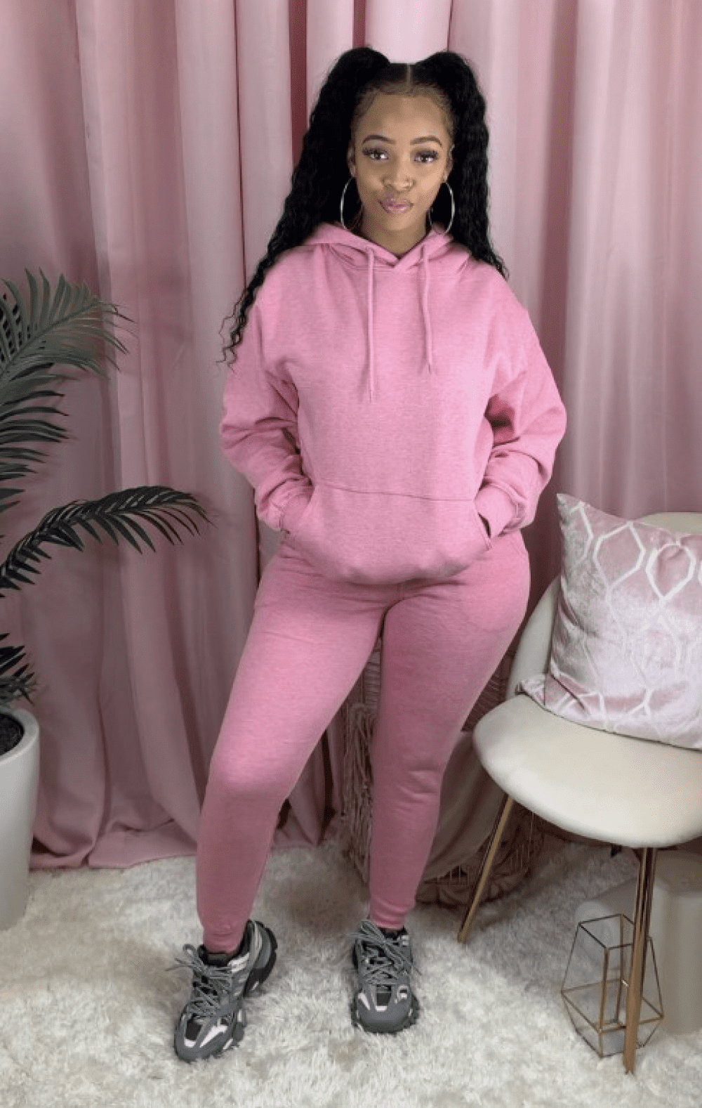 Womens Workout Sets | Pink - Walmart.com