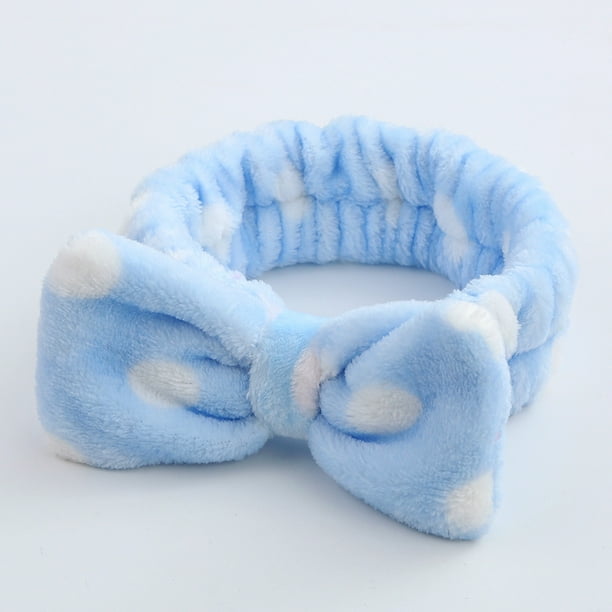 Banda para el cabello de vellón de coral Banda para el cabello para mujer Lazo de felpa Banda para el cabello Linda diadema de color sólido para lavarse la cara Accesorios para el cabello