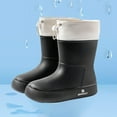 thumbnail image 2 of Black Women'S Practical Wet Weather Boots With Comfort Fit, Designed For Everyday Use, 2 of 4