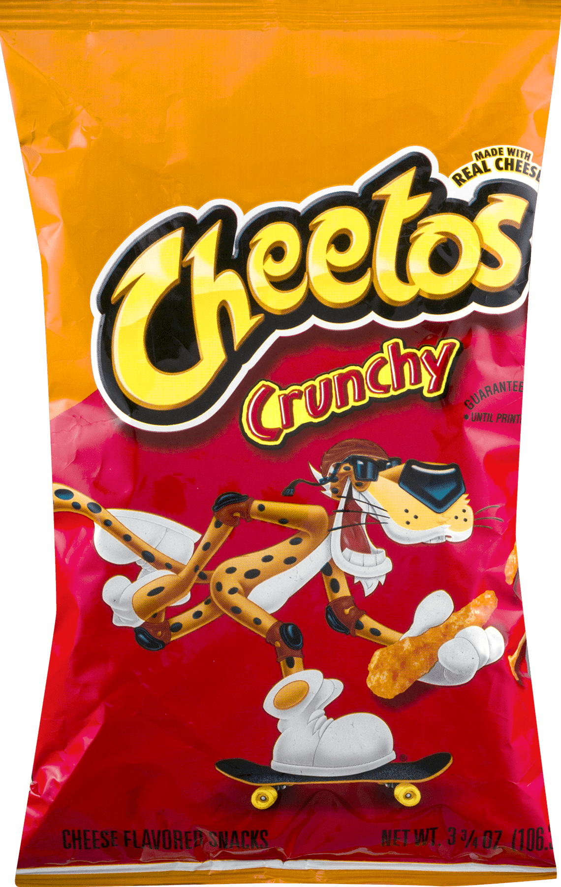 Frito Lay Cheetos Cheese Flavored Snacks, 3.75 oz