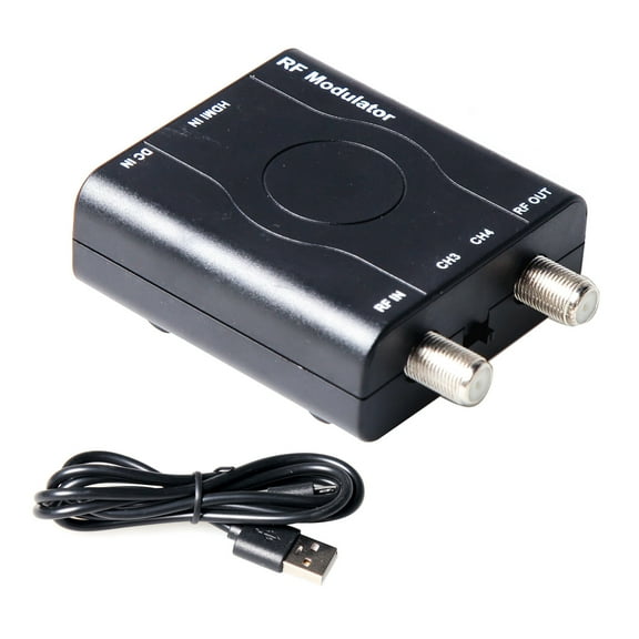 ARCADORA HD to RF Modulator NTSC 1080P Coaxial Converter CH3/CH4 for DVD TV Box Game Consoles Plug & Play