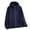Dark blue, variant on Lady Jacket Women's Fall and Winter Solid Color Zipper Thickened Double Polar Fleece Hooded Coat Plus Size Soft Comfort Fit Casual Coat Zip Casual Jacket Black