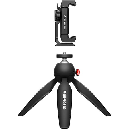 UPC: 0615104360198 | Sennheiser Mobile Kit With Manfrotto PIXI Mini Tripod and Sennheiser Smartphone Clamp