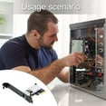 thumbnail image 2 of PatungKu PCIe4.0 X1 10Gbps Ethernet Card Optimized For Gaming NAS Servers Using Advanced 8127 Controller Chip, 2 of 8