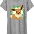 thumbnail image 3 of Pokémon - Eevee Leaves - Women's Short Sleeve Graphic T-Shirt, 3 of 5