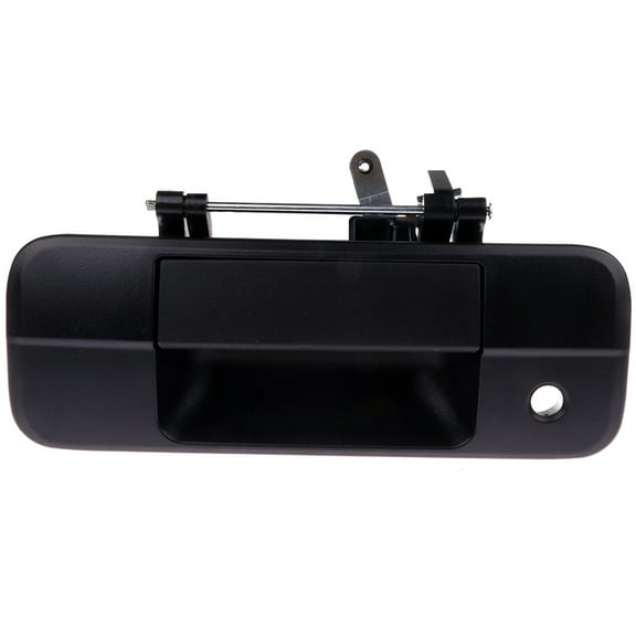 ECCPP Tailgate Handle Outside Textured w/Keyhole for 2007-2013 for Toyota Tundra(Black)