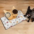 thumbnail image 3 of Coral Reef & Starfish Dog Bowl Mat - Waterproof Pet Food Catcher - Eco-Friendly & Easy to Clean, 3 of 4