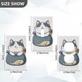 thumbnail image 7 of Yayeee Toggle Light Switch Wall Plate 1-Gang 4.5"x2.7" Home Decorative Outlet Cover, Blue Cute Cat, 7 of 7