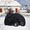 thumbnail image 2 of Lawn Mower Waterproof Cover, Oxford Cloth, Uv Resistant, Lawn Tractor Protective Cover, Riding Mower, Protective Bag (Color : Black, Size : S), 2 of 5