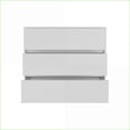 thumbnail image 3 of Dressers - 3 Drawer Sleek Style 31"H x 30"W | White | Particle Board, 3 of 7