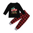 thumbnail image 2 of Pyjamas de Noël Assortis (Rouge) - Art de Noël Dessin Animé Pjs Assortis Tenues Familiales Assorties pour un Look Familial Cohésif, 2 of 3