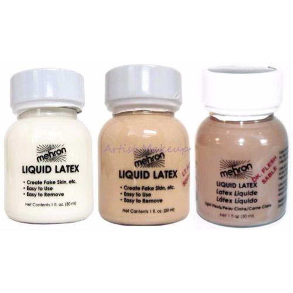 Mehron Liquid Latex Costume Make Up 1 OZ 117