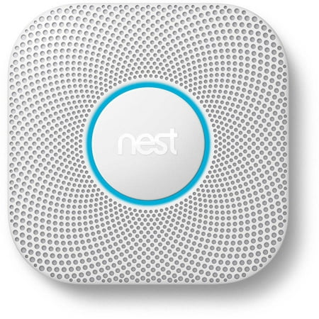 Google Nest Protect Battery Smart Smoke & Carbon Monoxide Alarm (2nd (Best Smart Smoke Detector)
